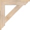 Ekena Millwork Traditional Traditional Smooth Bracket, Douglas Fir, 3 1/2"W x 22"D x 22"H BKT04X22X22TRA01SDF - alternate 4